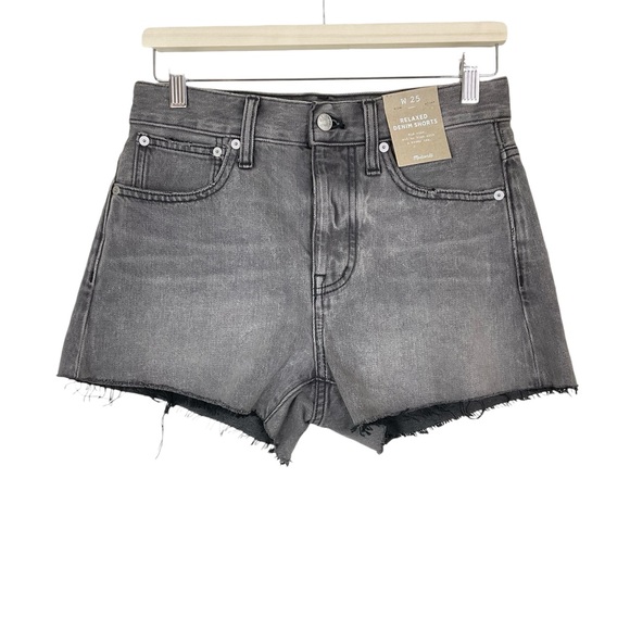 Madewell Pants - Madewell Relaxed Denim Shorts Mid Rise Noll Wash Size 25